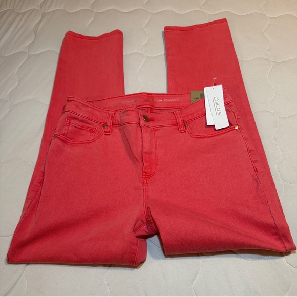 Chico’s perfect stretch girlfriend slim ankle size 0 (4) NWT - Picture 2 of 5